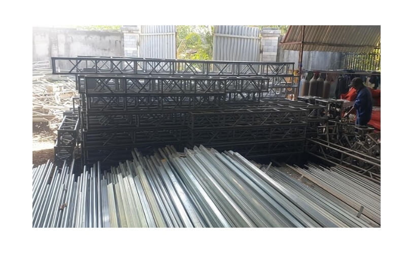 quy trình sản xuất khung rạp
