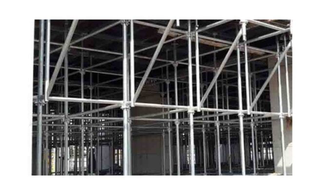 lắp đặt giàn giáo nêm chống sàn thao tác