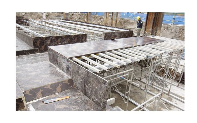ứng dụng lắp ghép giàn giáo nêm chống sàn