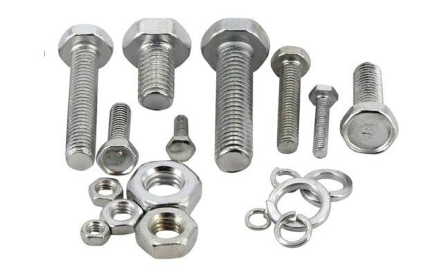bulong ốc tán và lông đền m14 xi mạ kẽm