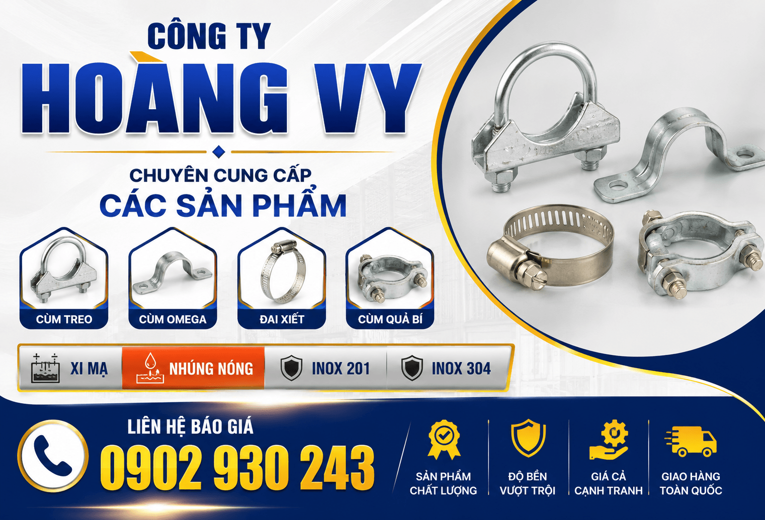 cùm treo, quang treo